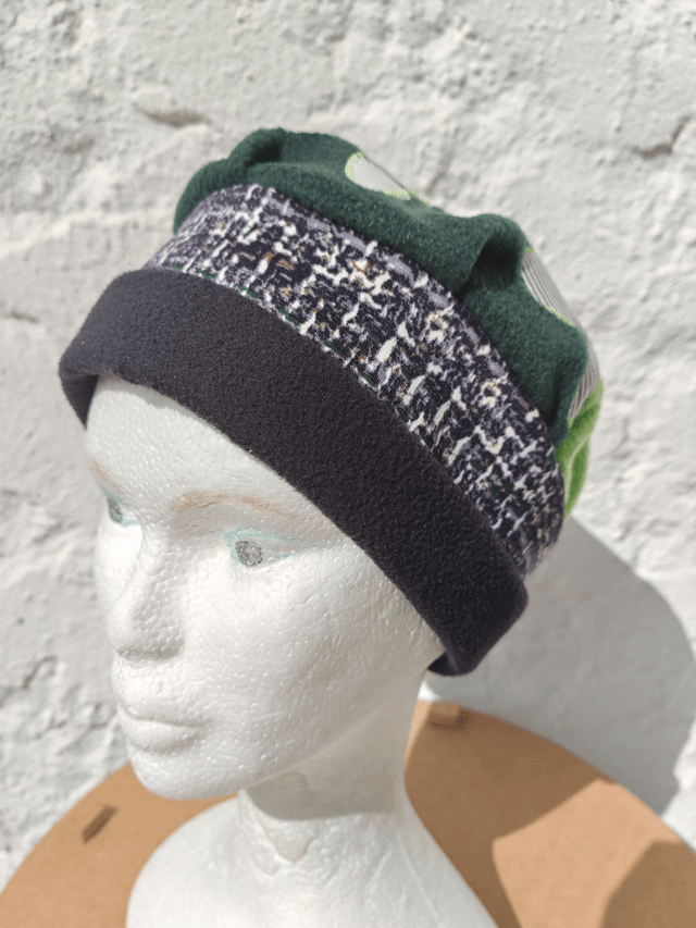 Chapeau toque fantaisie "Green"